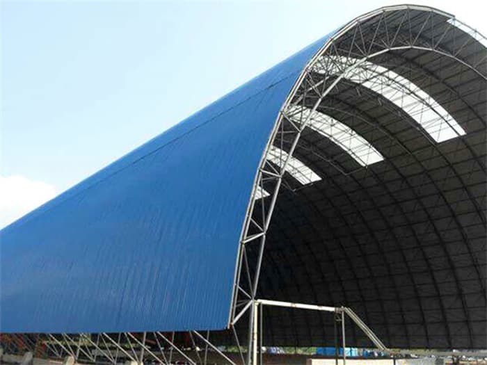 建阳国电安庆电厂干煤棚网架